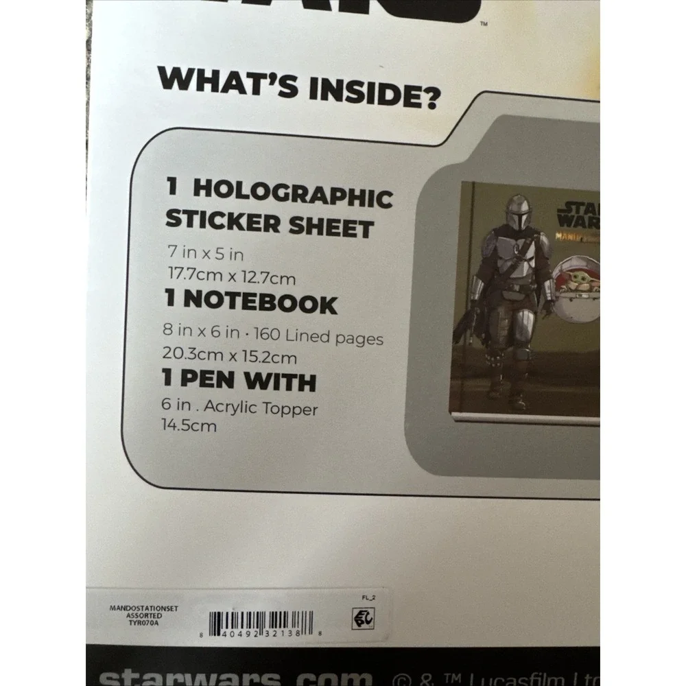 Starwars The Mandalorian Stationery Bundle